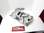 Edelbrock 2901 Sbc Victor Jr Bbl Intake Single Plane Hi Rise Ump Figure 8 Used. Price: $300.00.