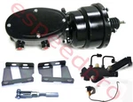 1958-70 Chevy Impala 8" Dual Power Brake Booster Master & Disc/disc Valve Kit New. Price: $256.49.