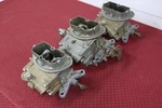 1968 Corvette Tri-power Holley Carburetors 4055 3659 Dated 7B2 7A1 Ncrs. Price: $1500.00.