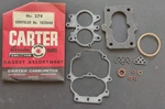 Carter Carburetor Gasket Kit 278 For 1956 Chrys Desoto Dodge Plym V8 2BBL New. Price: $12.99.