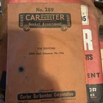 56 58 Nash Ambassador Rambler 2BBL Carburetor Carter Gasket Kit 289 Wgd 2352S New. Price: $11.40.