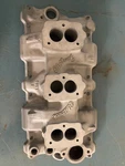 Vintage Edelbrock C357B Sbc Triple 3X2 Intake Manifold Small Block Chevy 283-400 Used. Price: $350.00.