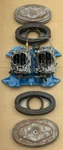 1959 Chrysler Desoto Dual Quad Intake Manifold Carter Carbs 2X4 Air Cleaners 413 Used. Price: $3464.99.