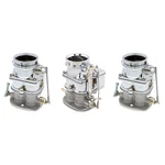 Set Of 9 Super 7 3-BOLT 2-BARREL Carburetors, Chrome Finish New. Price: $1011.99.