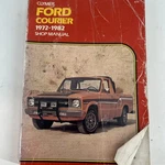 1972-1982 Clymer Ford Courier Shop Repair & Tune-up Manual Book A172 Used. Price: $10.93.