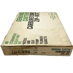 Carter Zip Kit 902-886 Carburetor Rebuild Clean Out New Old Stock Genuine. Price: $14.99.