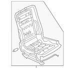 Genuine Nissan Seat Frame 87105-4DP2A New. Price: $1755.86.