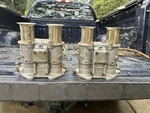 Pair (2) Weber Carburetors 40 Dcoe Side Draft Dual Barrel - Parts Restore Used. Price: $1000.00.