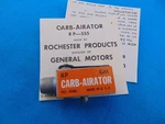 Gm Rochester "carbairator" Add-on Hot Idle Compensator Nos Vintage Carburetor New. Price: $42.00.