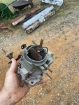 Used Vintage Ball & Carter 2 Barrel Carburetor For Rebuild. Price: $29.99.