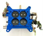 High Performance 850 Carburetor Base Plate Holley Quickfuel Double Pumpers Blue New. Price: $98.00.