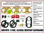 Weber 40-44-48 Idf Efuel Carburetor Rebuild Kit W/float Hpmx Radke 703 New. Price: $30.50.