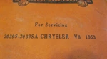 Nos 1953 Chrysler Imperial, 1954 New Yorker Wcd Carburetor Gasket Pkg. Price: $19.49.