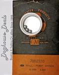 7002120 Gm Rochester Carburetor Pump Check Ball, Set Of 3, 3.96MM / 0.156" Dia New. Price: $23.99.
