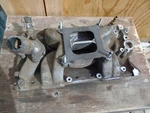 1957-1986 Summit Chevrolet Sbc 4BBL Aluminum Intake Manifold Air Gap 350 327 Used. Price: $190.00.