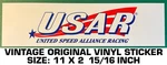 United Speed Alliance Racing - Vintage Original Vinyl Decal Sticker Drag Nhra Used. Price: $9.50.