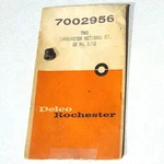 Nos Genuine Delco Rochester/gm Carburetor Metering Jet 7002956 S45 New. Price: $6.99.