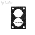 Base Mounting Flange Gasket Carter Bbd 2 Barrel Carburetor Amc Jeep New. Price: $8.95.