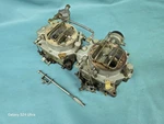 Original 57 58 Plymouth Fury Dual Quad X 4 Carter Wcfb Carburetors 2631S 2632S Used. Price: $1575.00.