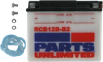 Parts Unlimited Battery RCB12B-B2 New. Price: $83.95.