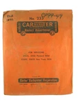 1954 Packard Patrician Caribbean Nos C-4 Carburetor Gasket Kit 233 Used. Price: $18.99.