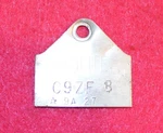 1969 Ford Mustang MACH1 Grande Cougar XR7 Orig 351W 2V A/t Carburetor Tag C9ZF-B Used. Price: $79.00.