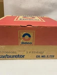 Acdelco Rochester Bbl Carburetor 17066081 Same As 2-484 14-4213 2.5L 1982 M/t New. Price: $265.00.