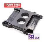 Wehrs Machine WM206SB, One Black Aluminum Carb Adapt. 2BBL To 4BBL 1IN Tall Slid. Price: $154.22.