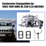 Carburetor 2-BARREL For Bbd 6 Cyl 4.2L 258 Cu 82-91 Engines Jeep Amc Auto Choke New. Price: $126.98.