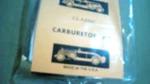 Afla Carburetor Kit For Carter Model Bbs See Description Details Number New. Price: $79.99.