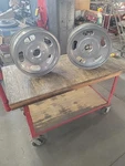 Vintage Ansen Sprint Slots Front Runner Rims 15 X 4 1/2 Bp Ford Mopar No Curb Used. Price: $1199.99.