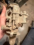 Vintage 1952 1953 1954 1955 Ford Mercury Lincoln V8 Holley Carburetor Core Used. Price: $80.00.