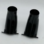 Porsche 356 Guide Pair L&r Engine Tin Pre-heat Upper Tube Duct Used. Price: $75.00.