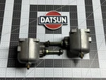 Hitachi HJG46W Float Chamber Body Pair 1970-71 Datsun 240Z Screw Round Top Used. Price: $79.00.