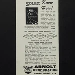 Solex Carburetor Know How Manual 1962 Vtg Print Ad Used. Price: $7.99.