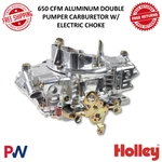 Holley 650 Cfm Double Pumper Carburetor Electric Choke Mechanical Secondaries New. Price: $787.95.