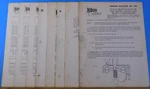 Holley Carburetor Co. Service Bulletin 1949 Lot Of 8 Issues Used. Price: $81.06.