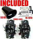 Quick Fuel Q-650-B2 Cfm Gas Supercharger Blower Black Diamond Series Carbs New. Price: $3562.45.