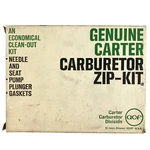 Carter Zip Kit 902-812 Carburetor Rebuild Clean Out New Old Stock. Price: $14.99.