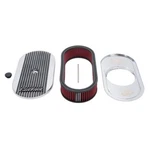 Edelbrock Air Cleaner Elite Ii Oval Single 4-BBL Carb 2 5IN Red Element Polished New. Price: $188.95.