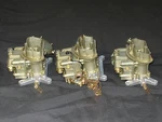 1968 427 Spd Corvette Tri Power Holley 4055-7B2,3659-7B1 Rare Dated Set Remanufactured. Price: $4195.00.