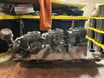 1959 Chevy Tri Power Rochester Carburetors Oe Intake #8749948 Fits 348CI V8 Used. Price: $1250.00.