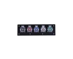 5 Position Cam Lock Panel, 400 Amp, 3 Phase 120/208V, Male, 90 Double Set New. Price: $718.34.