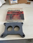 Nos 1984 1985 Ford F150 351W Motorcraft 2 Bbl Two Barrel Carburetor Spacer Truck New. Price: $65.00.
