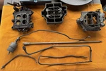 1955 Corvette: Wcfb Barrel Carter Carburetor 265 1X4 (0-953, 1-1063) + Linkage Used. Price: $325.00.