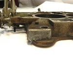 Vintage Carter #9009S Top Plate Lid 440 Mopar Carburetor Core Parts Used. Price: $76.47.