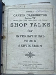 Carter Yf Carburetor Shop Talks Manual International Harvester Truck Servic Oem Used. Price: $25.03.