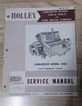Vintage Original Holley Carburetor Models 2300 And Ford Motor Company Used. Price: $50.00.